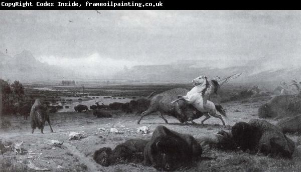 Albert Bierstadt Der Letzte Buffel